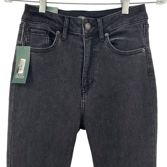 WILD FABLE NWT High Rise Skinny Jeans Size 4 Charcoal Gray Stretch - Picture 3 of 7